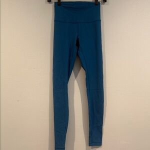 Lululemon Blue High-Waisted Leggings